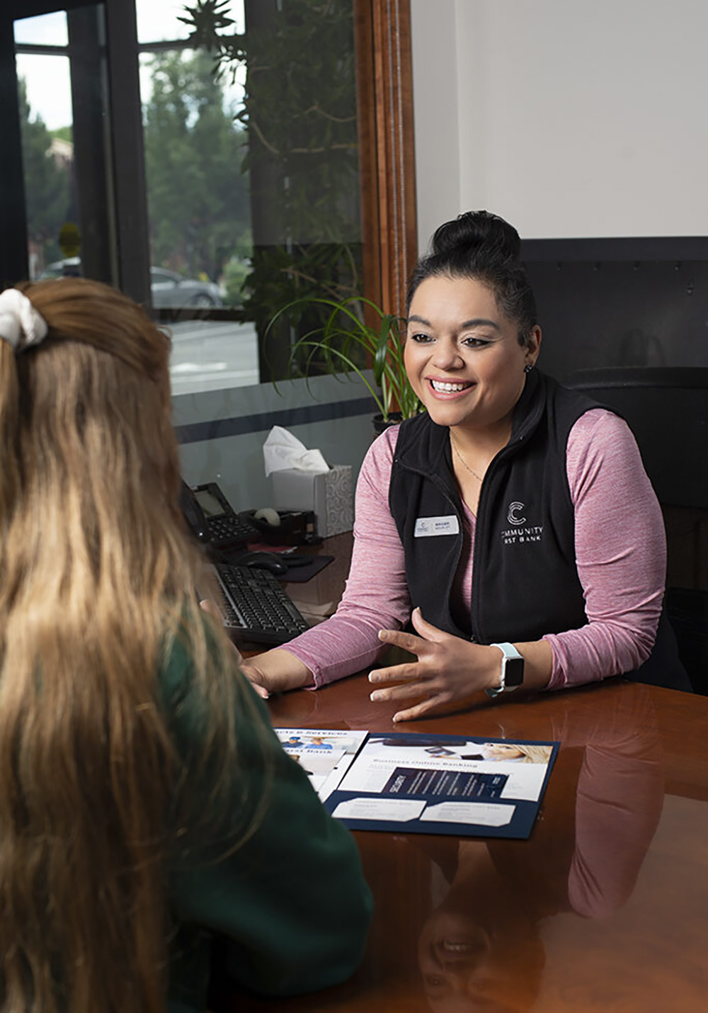 discussing your personal banking needs HFG Trust